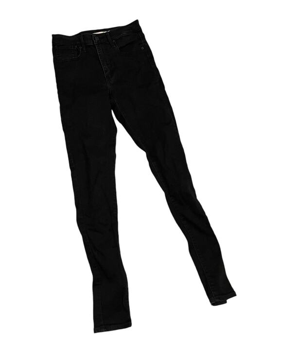 Levi Strauss Signature Denim - Levi Strauss mile high super skinny dark jeans size 27